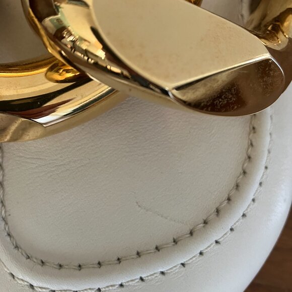 JW Anderson White Gold Chain Mule Clogs - Picture 9 of 9